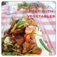 Çin usulü sebzeli dana eti (Beef with vegetables)